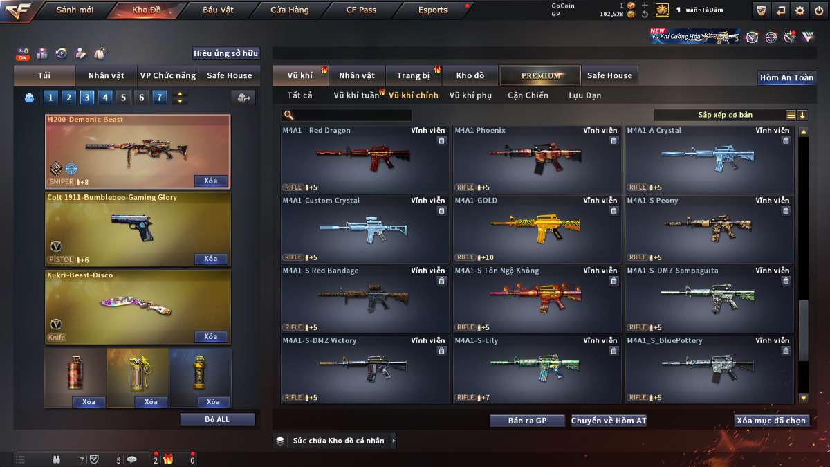 shop acc cf uy tin gia re